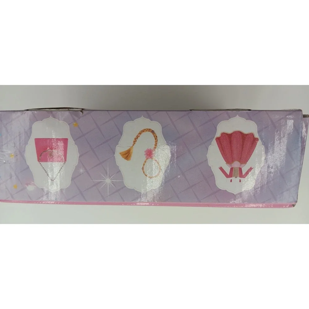 Princess‎ Dress Up Costume For Girls Sz 3-8 Pink Tierra Necklace